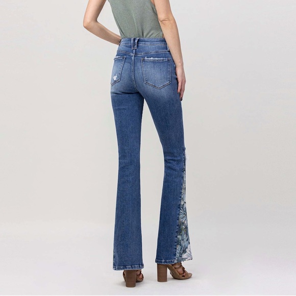 Vervet High Rise Stretch Flare Jeans - Picture 3 of 12